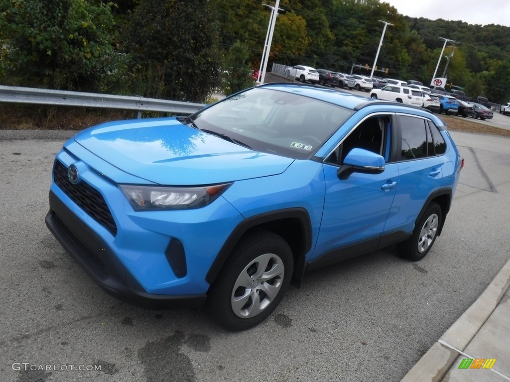2020 RAV4 LE AWD - Blue Flame / Black photo #5
