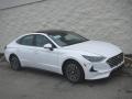 2023 Serenity White Hyundai Sonata Limited Hybrid  photo #1