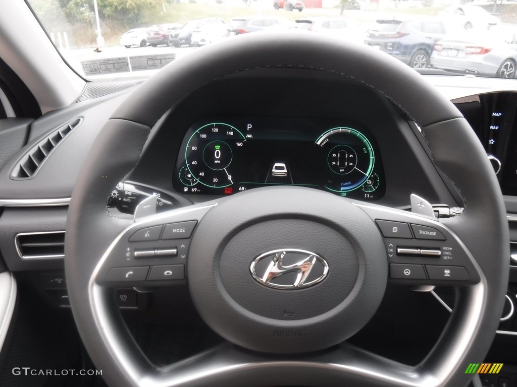2023 Hyundai Sonata Limited Hybrid Medium Gray Steering Wheel Photo #146603778