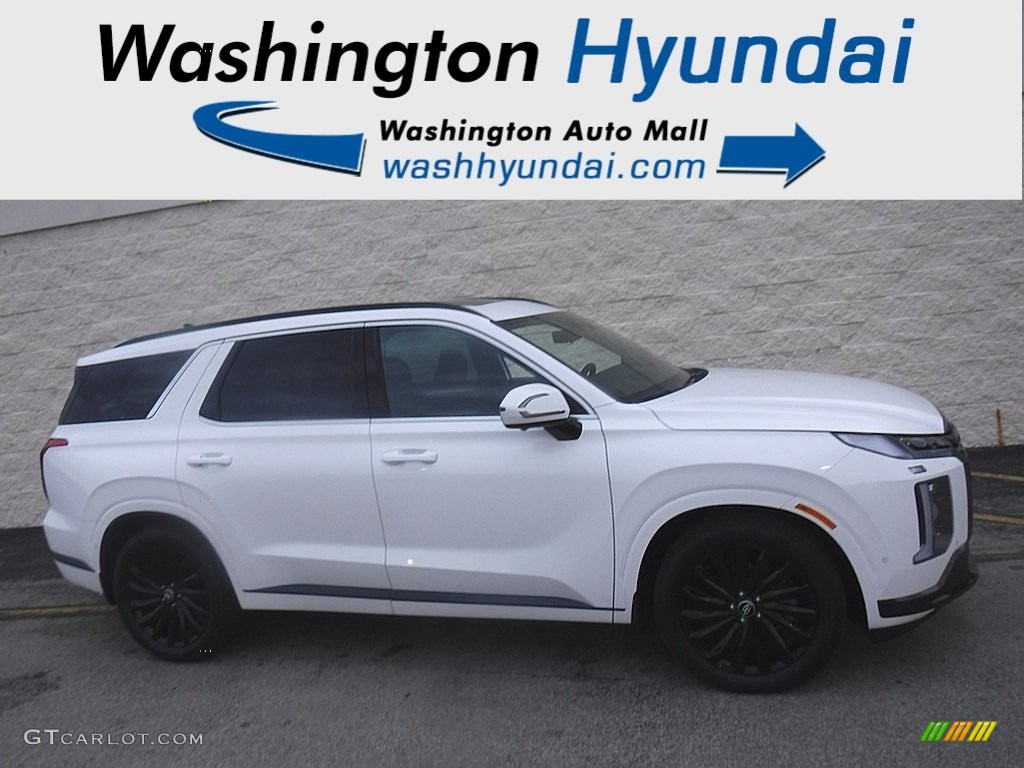 2024 Palisade Calligraphy Night Edition AWD - Hyper White / Black photo #2