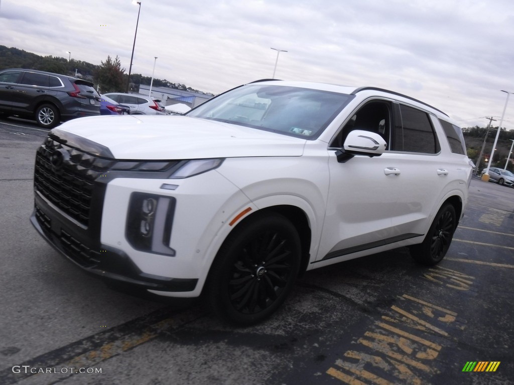 Hyper White 2024 Hyundai Palisade Calligraphy Night Edition AWD