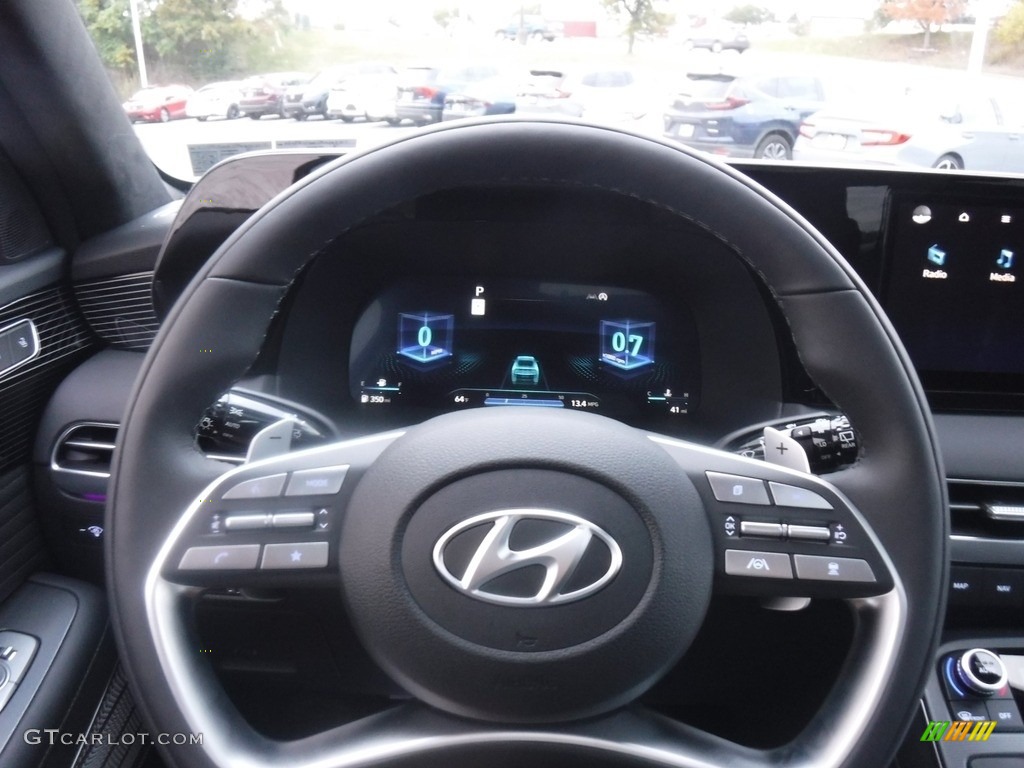 2024 Hyundai Palisade Calligraphy Night Edition AWD Black Steering Wheel Photo #146604052