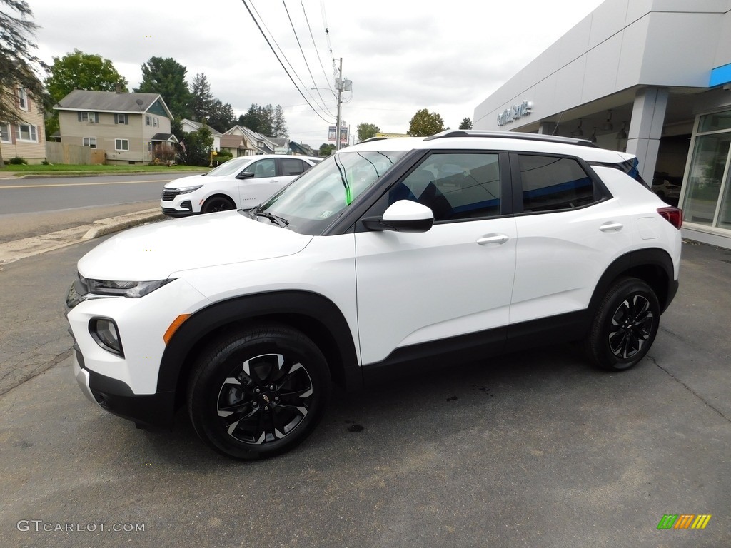 Summit White 2023 Chevrolet TrailBlazer LT AWD Exterior Photo #146604340