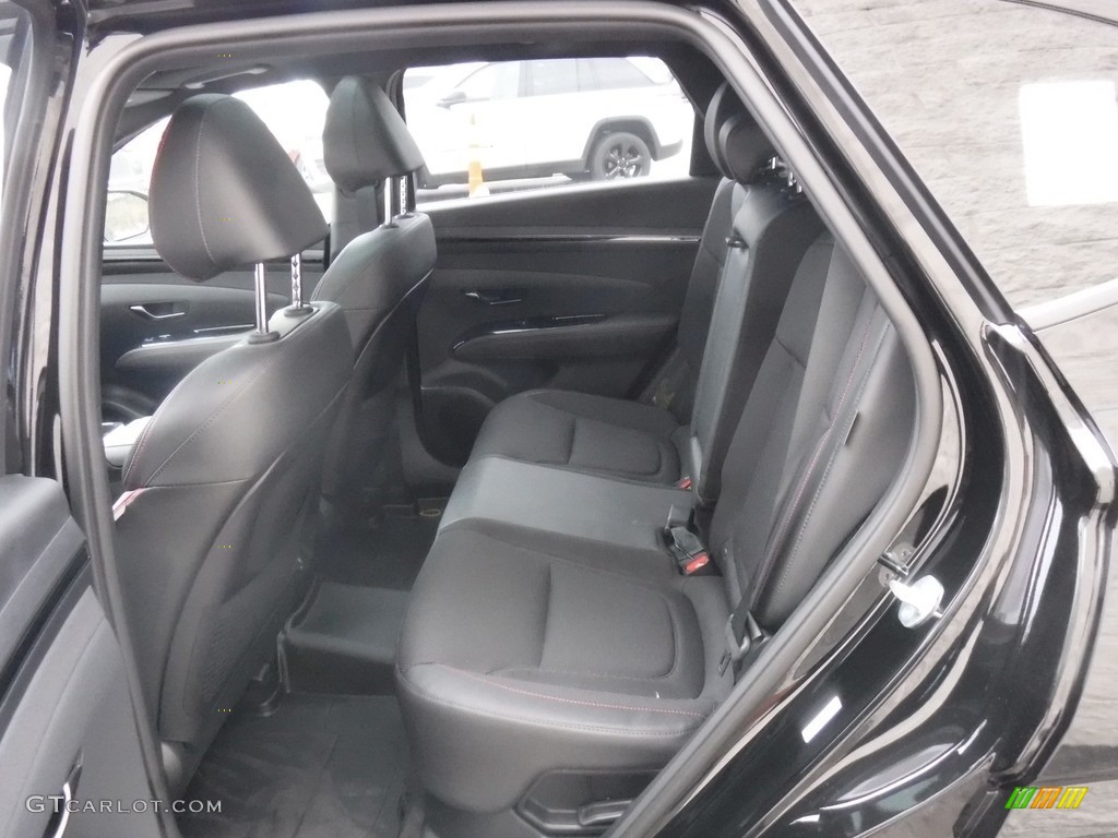 Black Interior 2024 Hyundai Tucson N-Line Hybrid AWD Photo #146604581