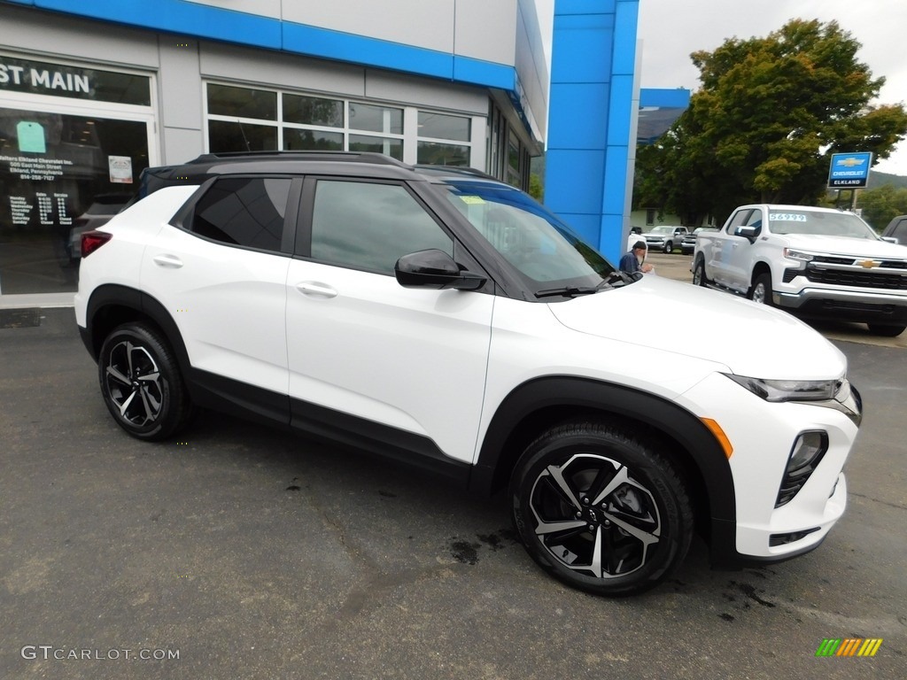 Summit White 2023 Chevrolet TrailBlazer RS AWD Exterior Photo #146604621