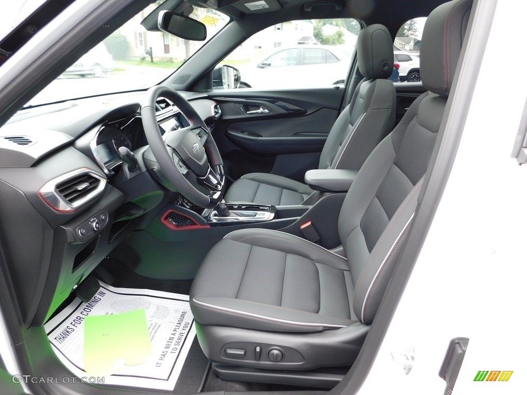 Jet Black/Red Accent Interior 2023 Chevrolet TrailBlazer RS AWD Photo #146604706
