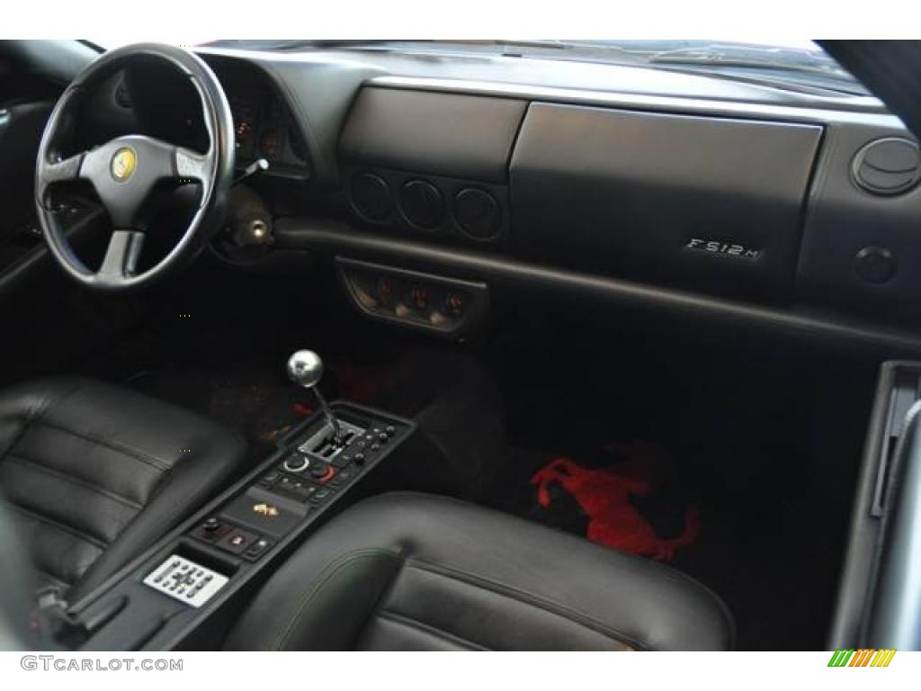 1995 Ferrari F512 M Standard F512 M Model Nero Dashboard Photo #14660511