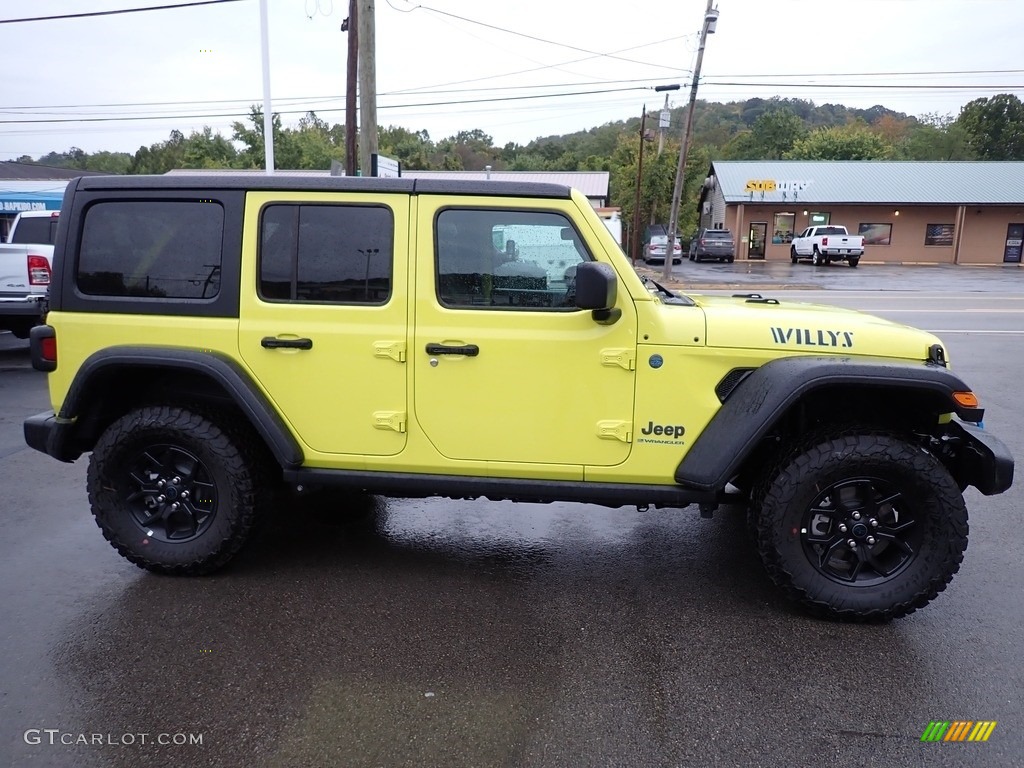 High Velocity 2024 Jeep Wrangler 4-Door Willys 4xe Hybrid Exterior Photo #146606257