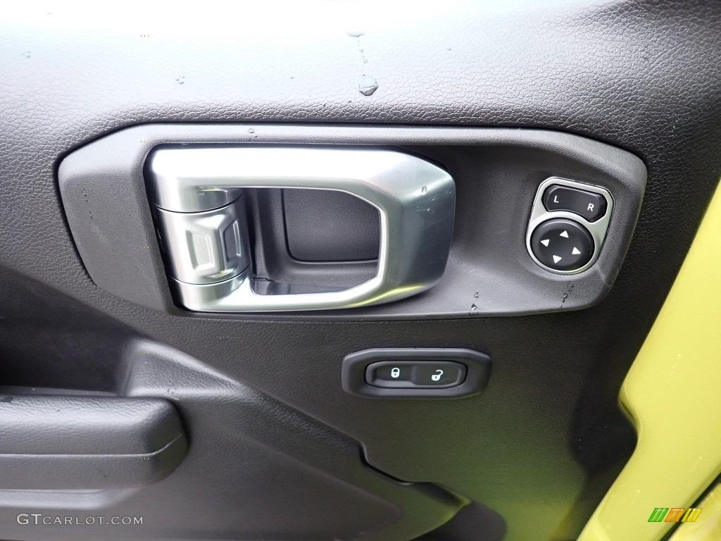 2024 Jeep Wrangler 4-Door Willys 4xe Hybrid Black Door Panel Photo #146606422