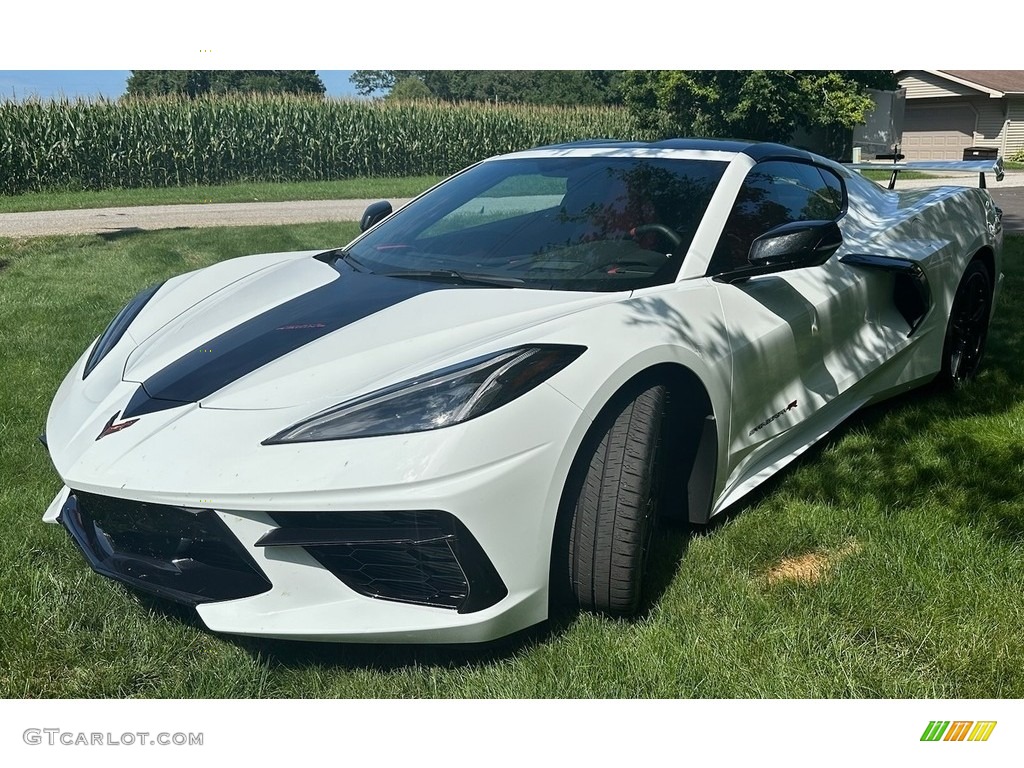 Arctic White 2022 Chevrolet Corvette Stingray Coupe Exterior Photo #146606755