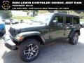 Sarge Green 2024 Jeep Wrangler 4-Door Sport S 4xe Hybrid