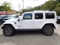 Bright White 2024 Jeep Wrangler 4-Door High Altitude 4xe Hybrid Exterior