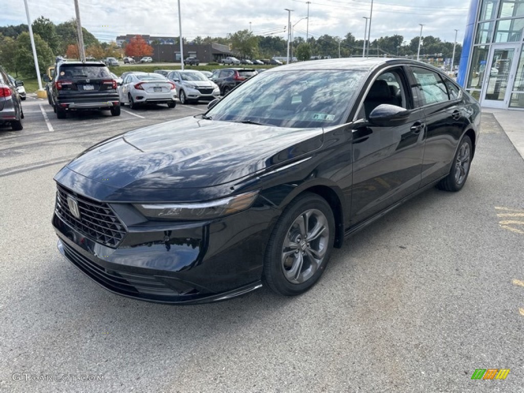 Crystal Black Pearl 2023 Honda Accord EX-L Hybrid Exterior Photo #146607504