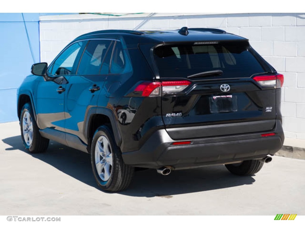 2021 RAV4 XLE AWD - Midnight Black Metallic / Black photo #2