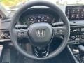 Black 2023 Honda Accord EX-L Hybrid Steering Wheel