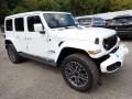 Bright White 2024 Jeep Wrangler 4-Door High Altitude 4xe Hybrid Exterior