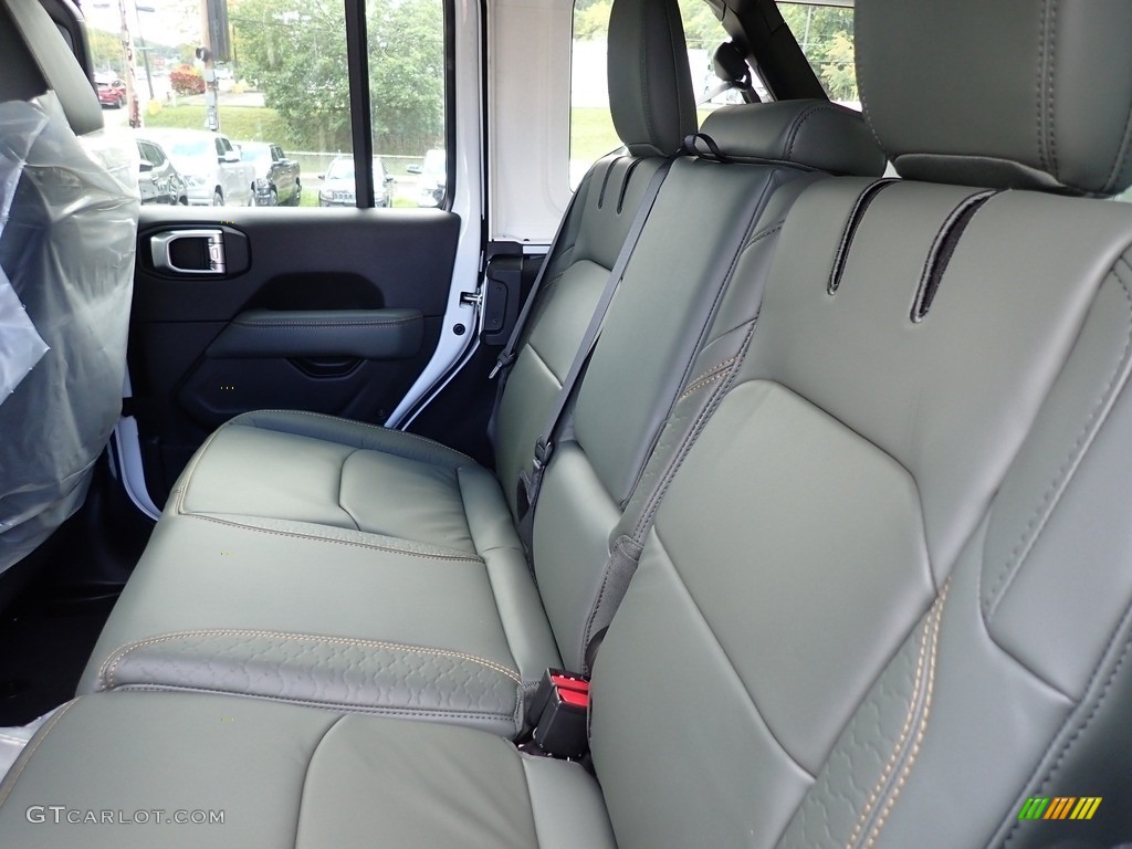 Green/Black Interior 2024 Jeep Wrangler 4-Door High Altitude 4xe Hybrid Photo #146607705
