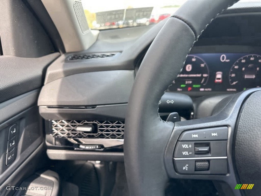 2023 Honda Accord EX-L Hybrid Black Steering Wheel Photo #146607789