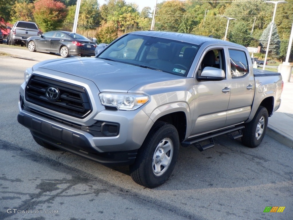 2021 Tacoma SR5 Double Cab 4x4 - Silver Sky Metallic / Cement photo #7