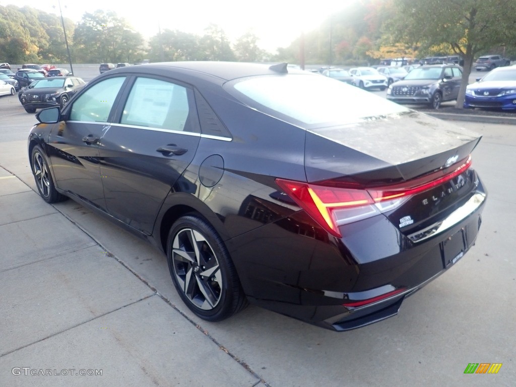 2023 Elantra Limited Hybrid - Onyx Black / Black photo #5