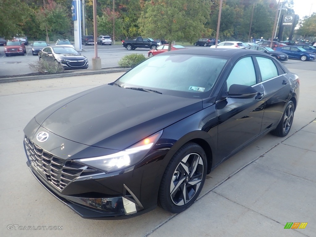 Onyx Black 2023 Hyundai Elantra Limited Hybrid Exterior Photo #146608432