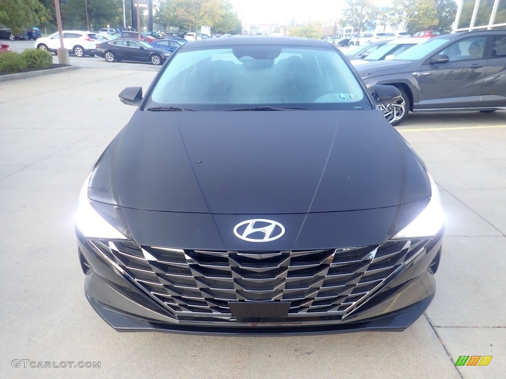 2023 Elantra Limited Hybrid - Onyx Black / Black photo #8