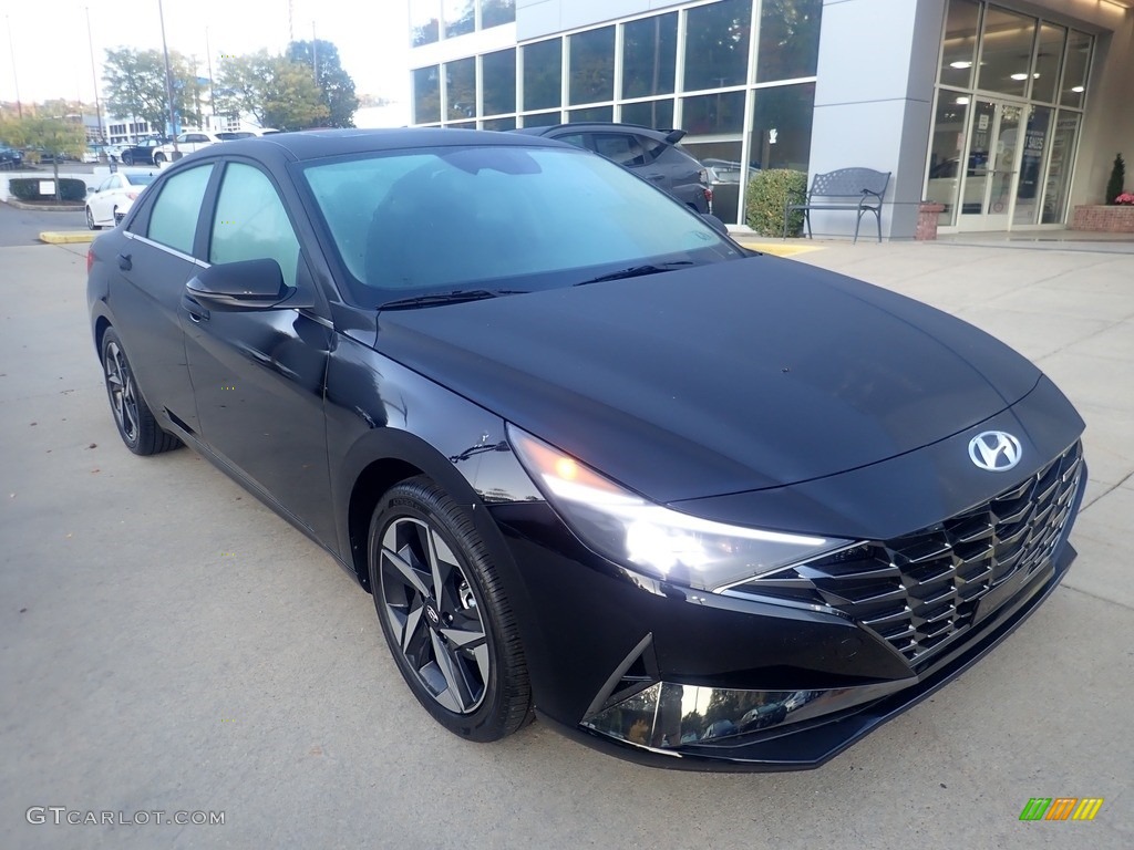 Onyx Black 2023 Hyundai Elantra Limited Hybrid Exterior Photo #146608481