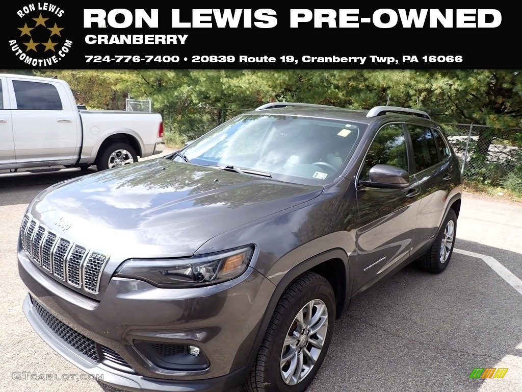 2019 Cherokee Latitude Plus 4x4 - Granite Crystal Metallic / Black photo #1