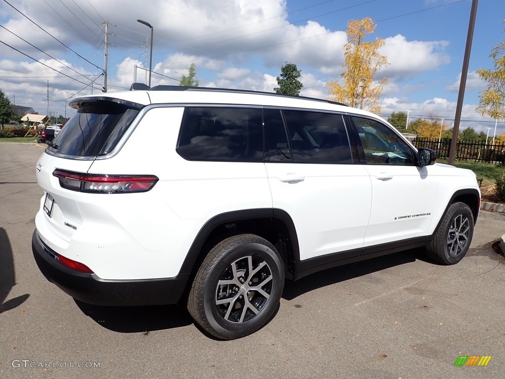 Bright White 2024 Jeep Grand Cherokee L Limited 4x4 Exterior Photo #146608887