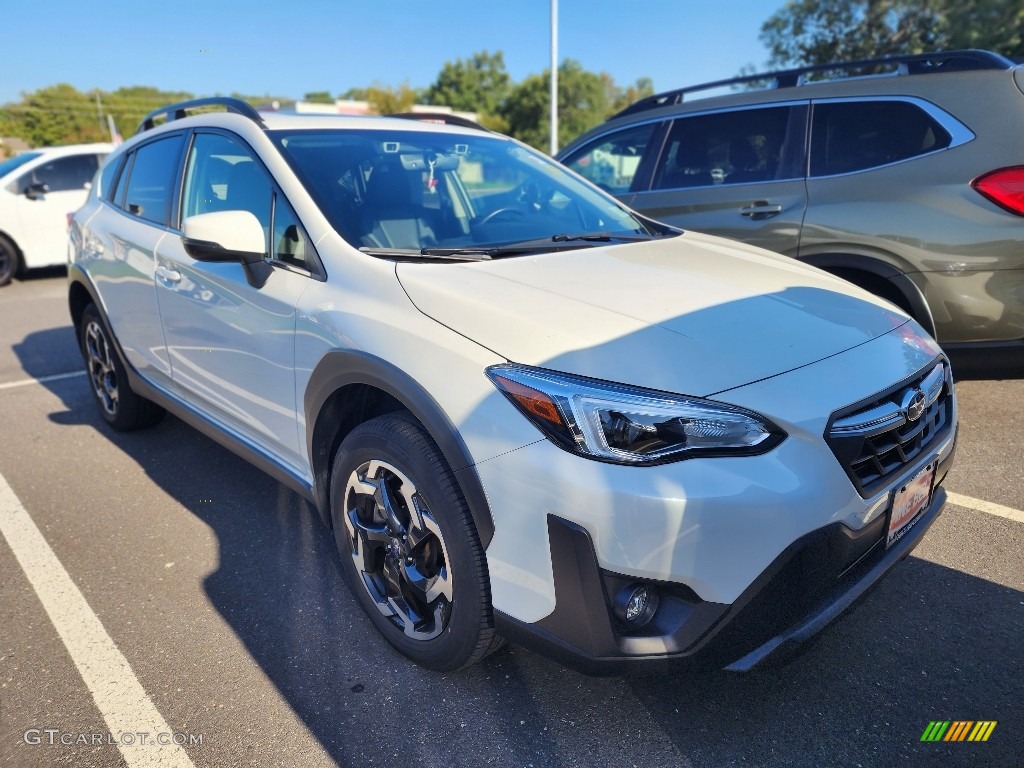 2021 Crosstrek Limited - Crystal White Pearl / Black photo #2