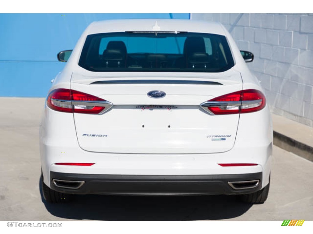 2020 Fusion Titanium AWD - Oxford White / Ebony photo #9