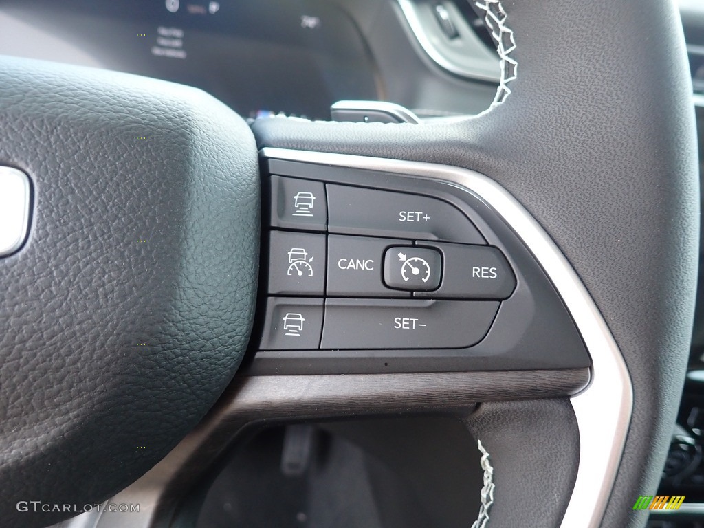 2024 Jeep Grand Cherokee L Limited 4x4 Global Black Steering Wheel Photo #146609224