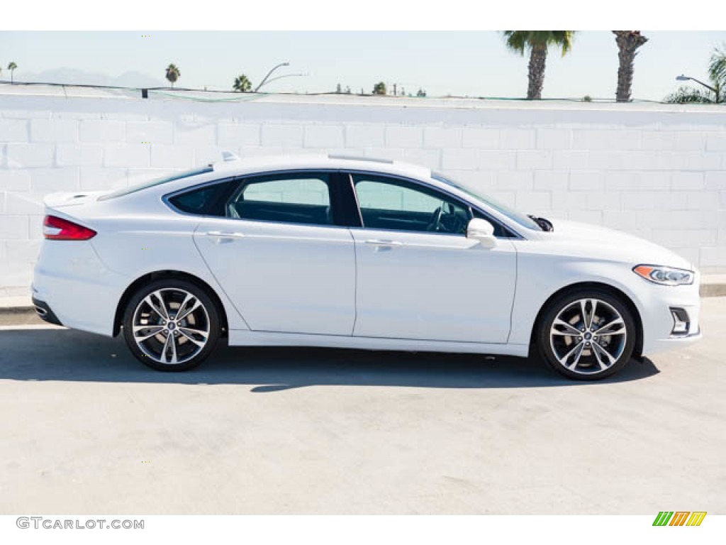 Oxford White 2020 Ford Fusion Titanium AWD Exterior Photo #146609242