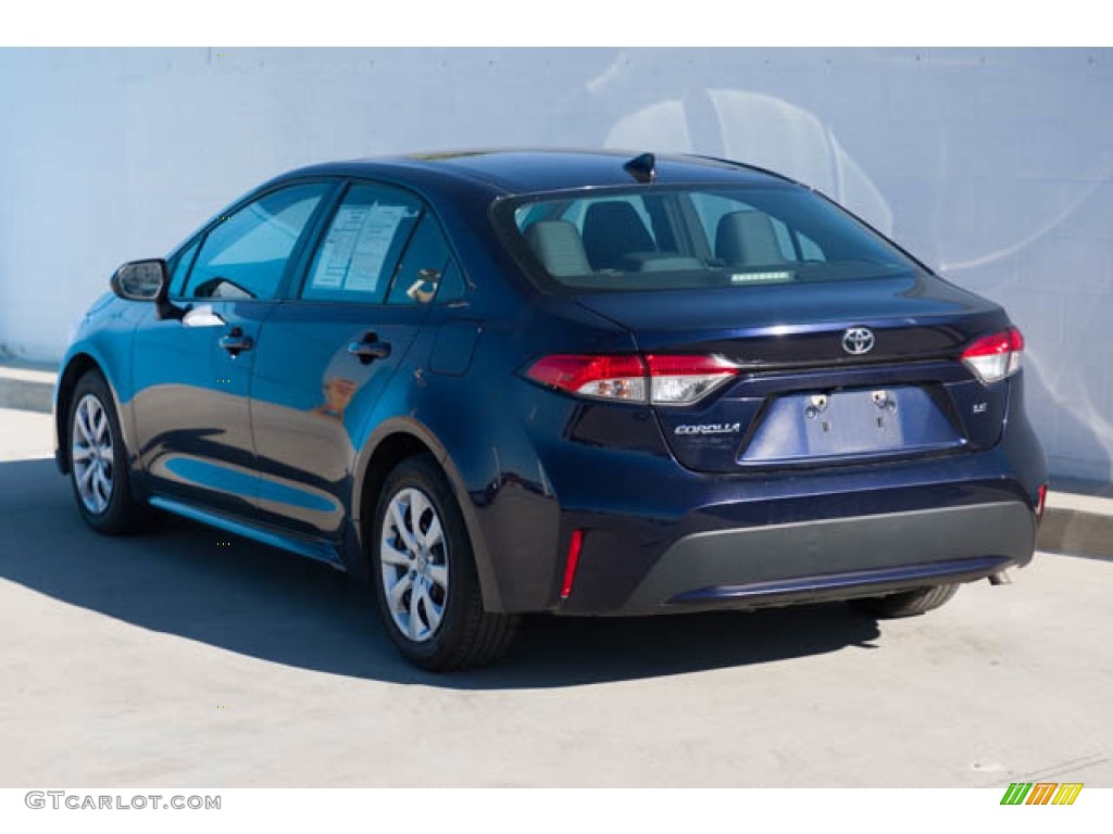2020 Corolla LE - Blueprint / Black photo #2