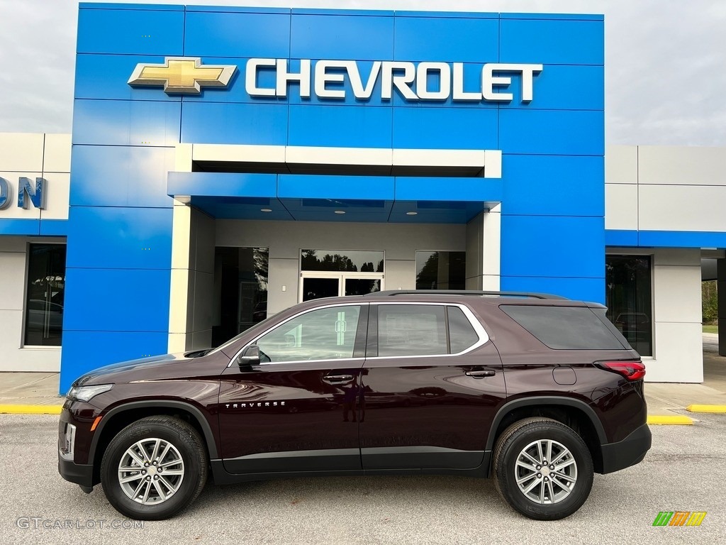 2023 Traverse LT - Black Cherry Metallic / Jet Black photo #1