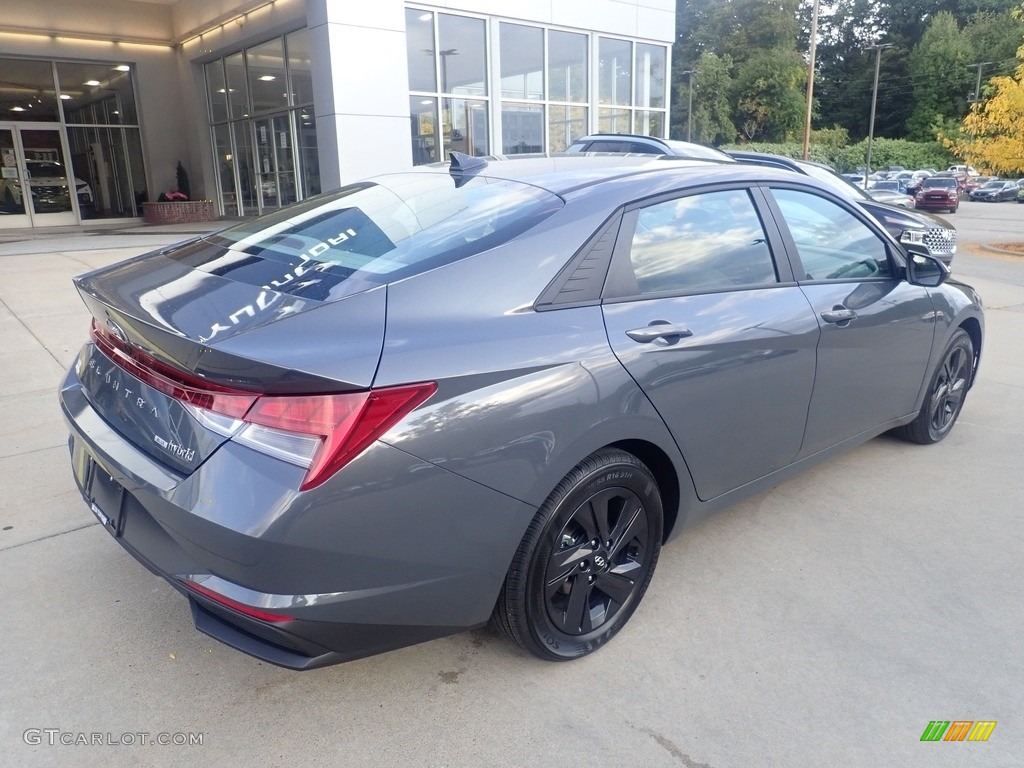 Ecotronic Gray 2023 Hyundai Elantra Blue Hybrid Exterior Photo #146609611