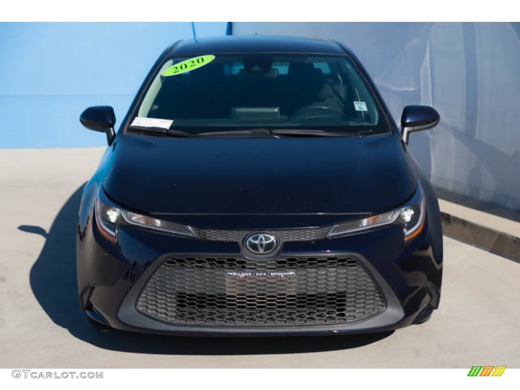 2020 Corolla LE - Blueprint / Black photo #7