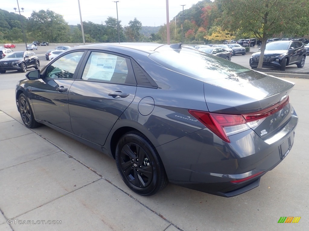 Ecotronic Gray 2023 Hyundai Elantra Blue Hybrid Exterior Photo #146609681