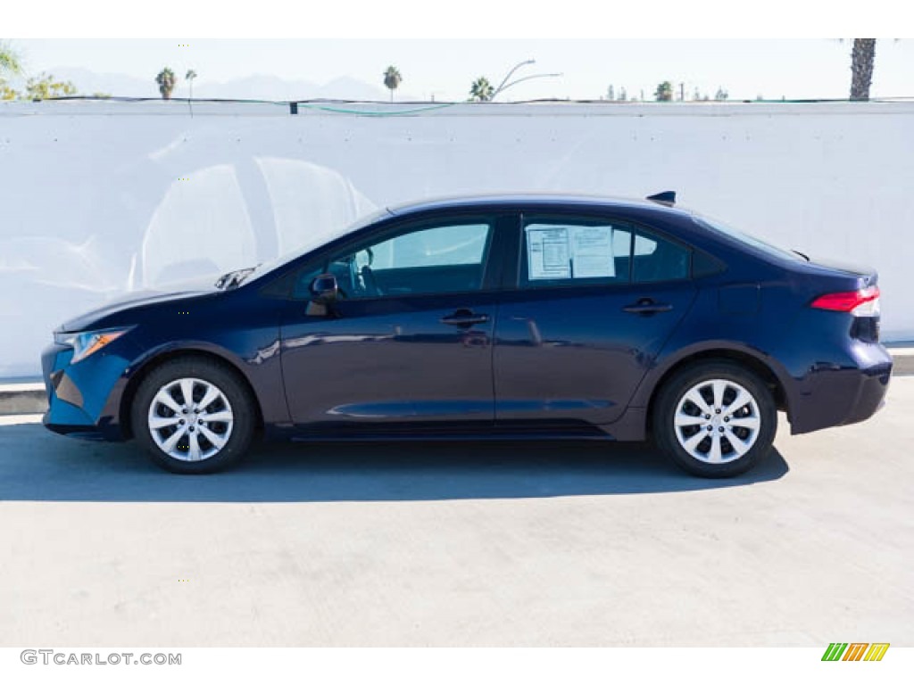 2020 Corolla LE - Blueprint / Black photo #10