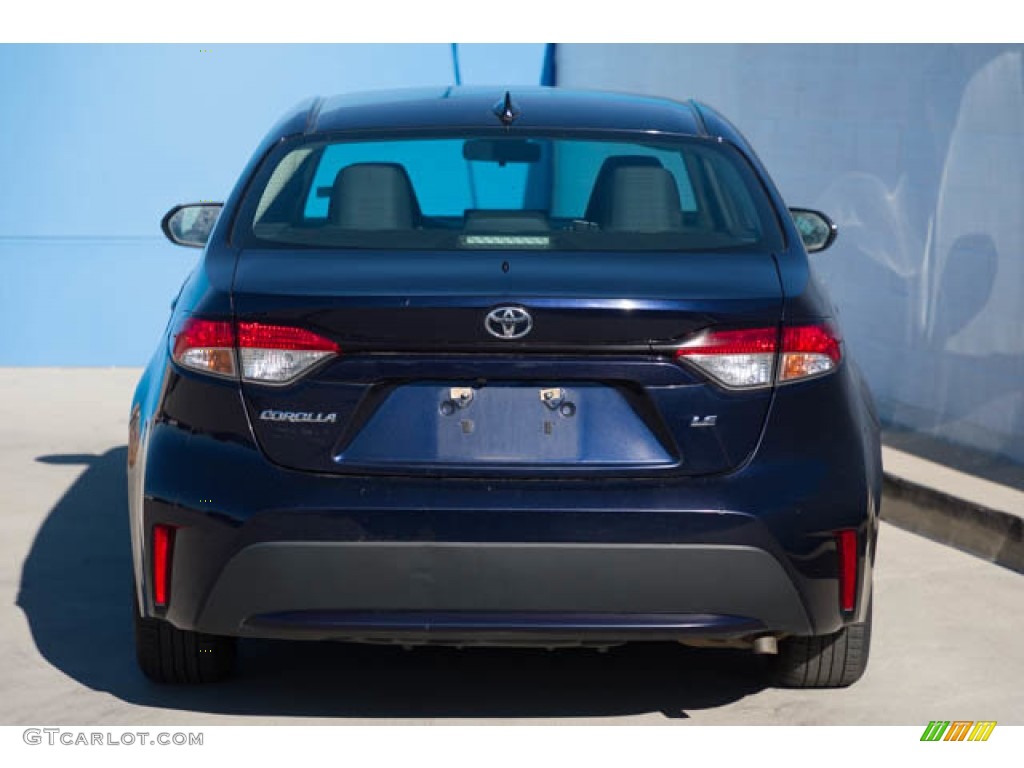 2020 Corolla LE - Blueprint / Black photo #11