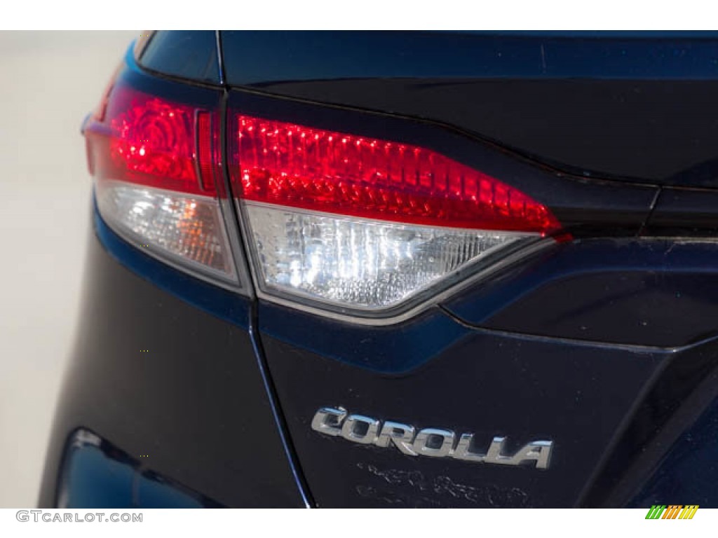 2020 Corolla LE - Blueprint / Black photo #12