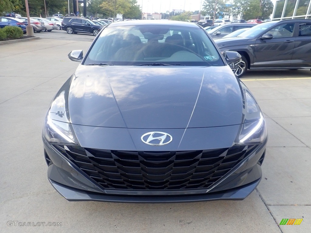 Ecotronic Gray 2023 Hyundai Elantra Blue Hybrid Exterior Photo #146609752