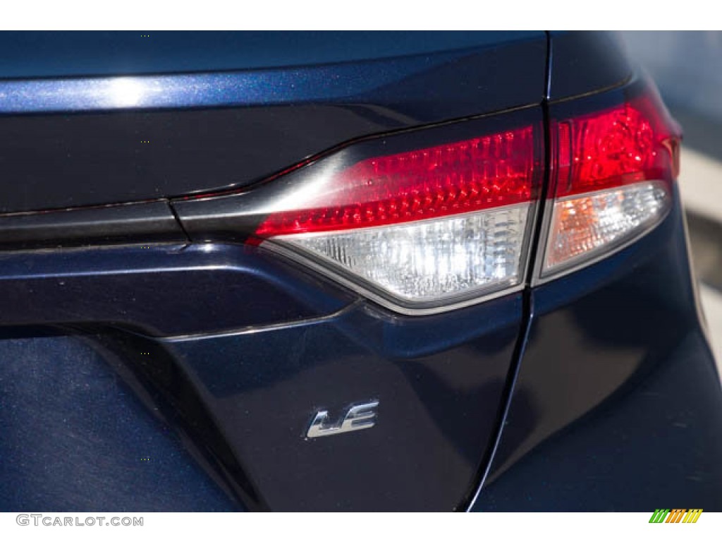 2020 Corolla LE - Blueprint / Black photo #13