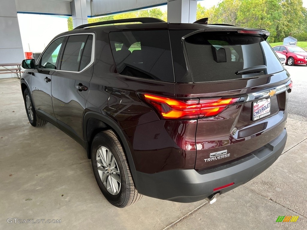 2023 Traverse LT - Black Cherry Metallic / Jet Black photo #10
