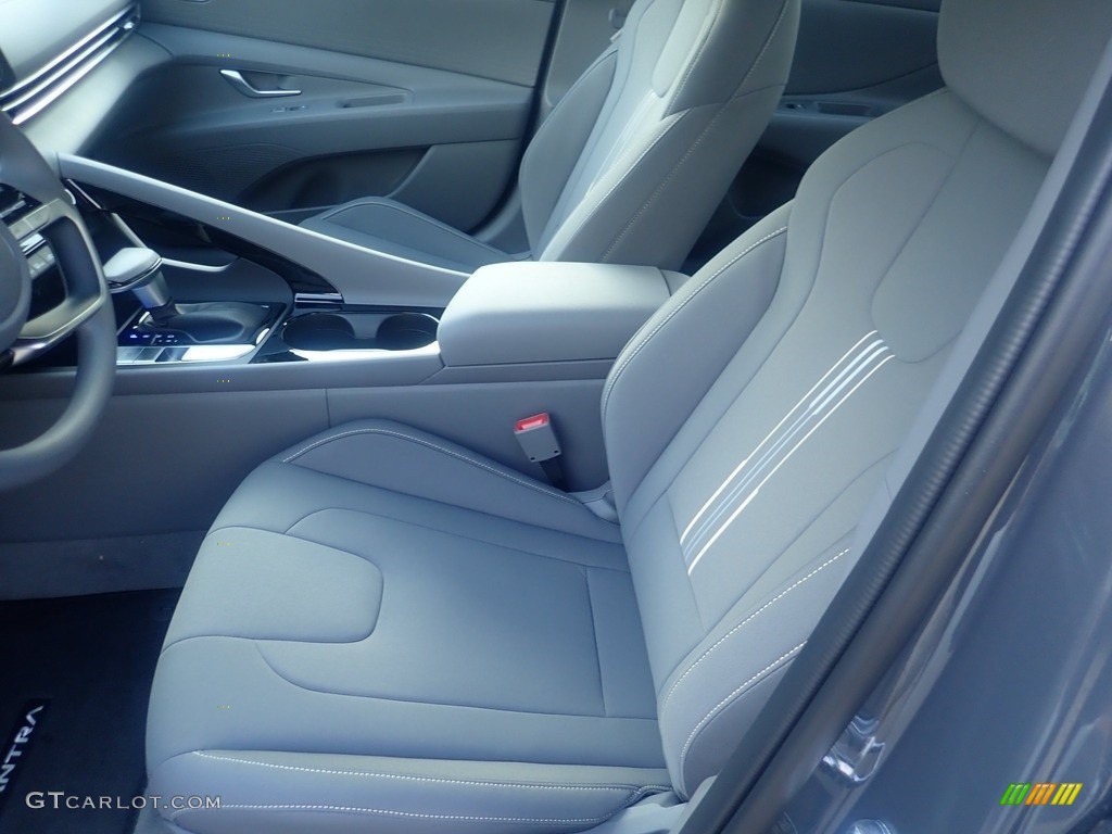2023 Elantra Blue Hybrid - Ecotronic Gray / Medium Gray photo #11