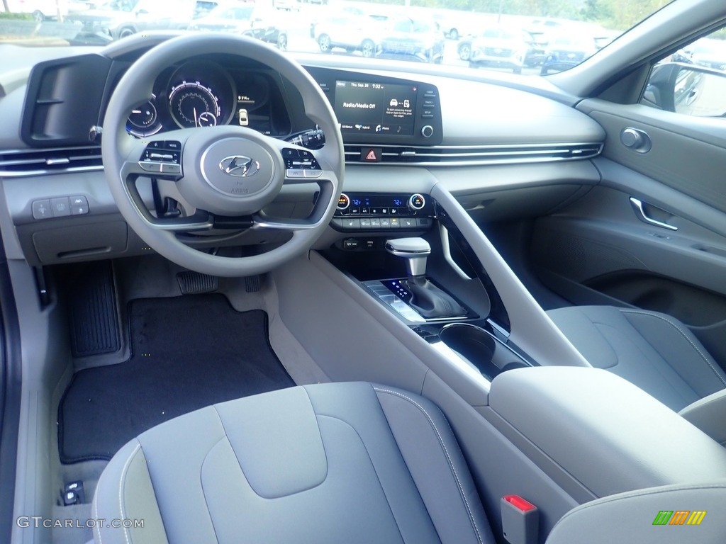 2023 Hyundai Elantra Blue Hybrid Interior Color Photos