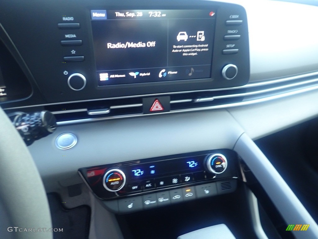 2023 Elantra Blue Hybrid - Ecotronic Gray / Medium Gray photo #17