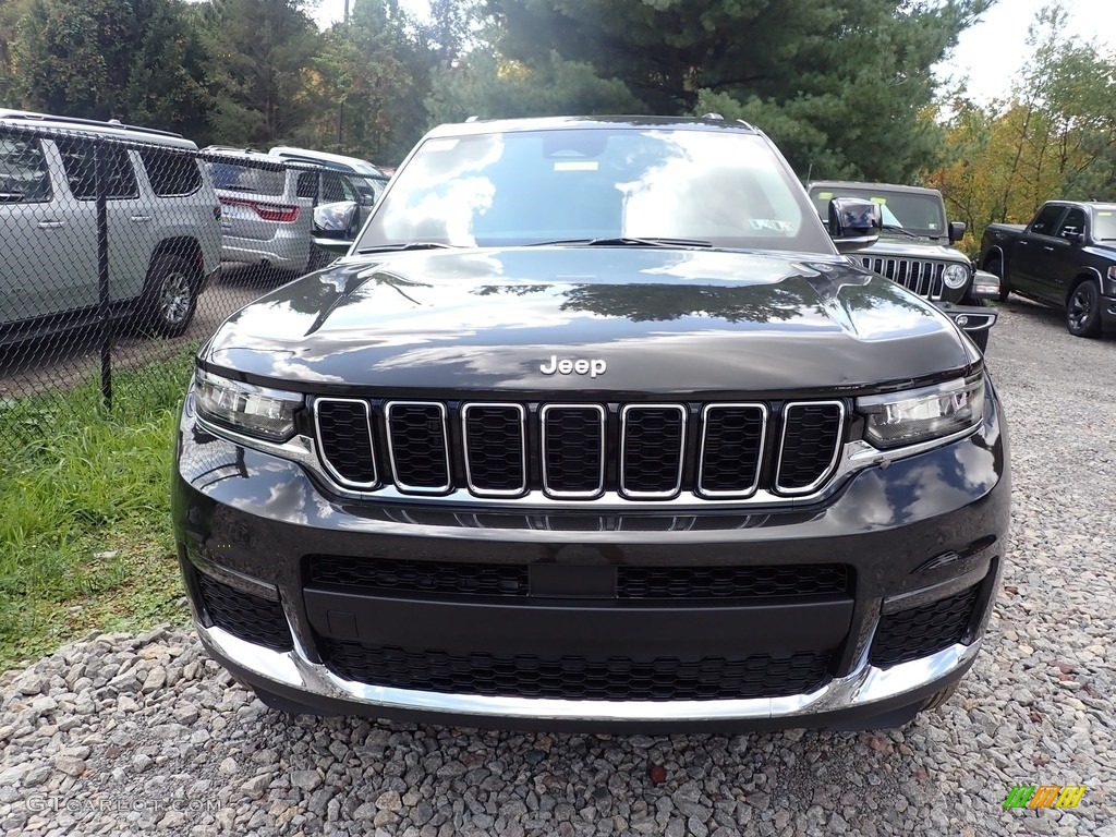2024 Grand Cherokee L Limited 4x4 - Rocky Mountain Pearl / Global Black photo #2