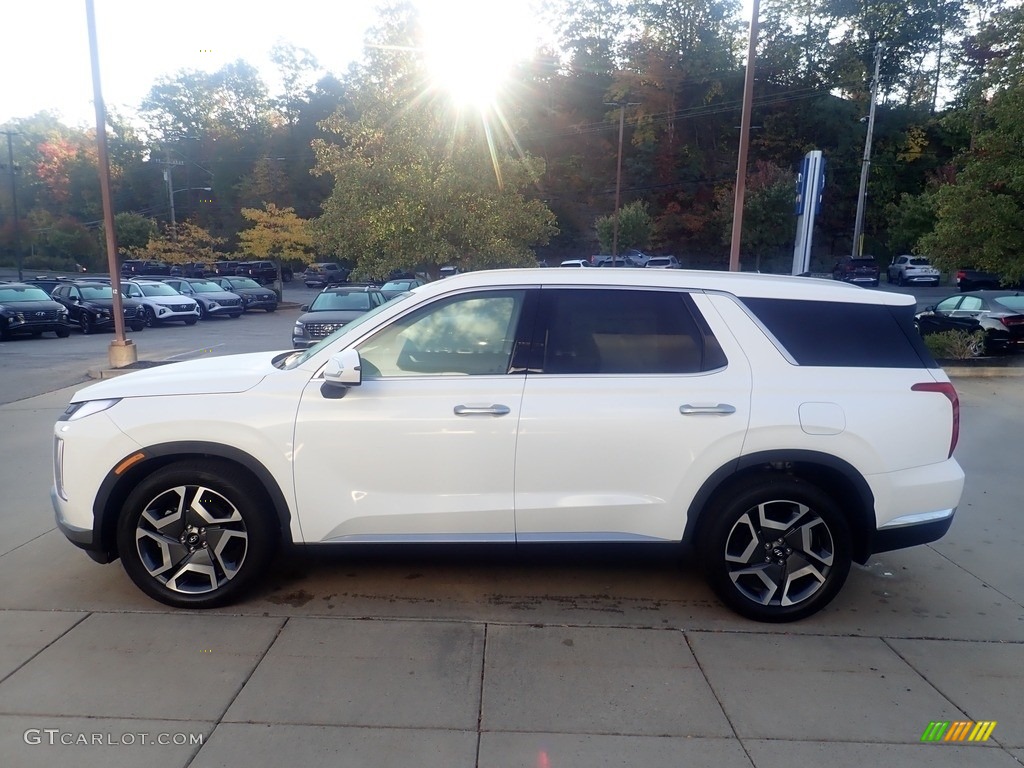 Hyper White 2024 Hyundai Palisade Limited AWD Exterior Photo #146610303