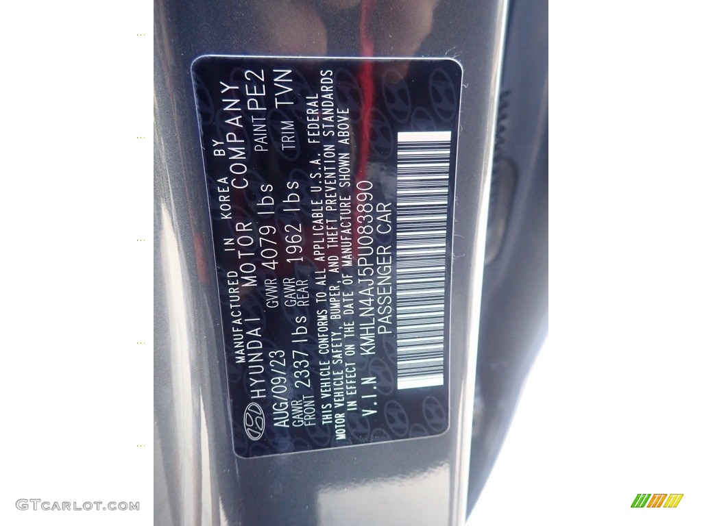 2023 Elantra Limited Hybrid - Ecotronic Gray / Medium Gray photo #18